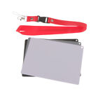 5 * 7inch 18% Gray Card for Digital Film Photography with Upper Lanyard Camera
