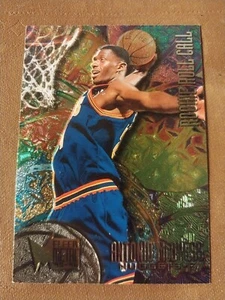 1995 ANTONIO MCDYESS FLEER METAL ROOKIE ROLL CALL CARD RC #R-2 DENVER NUGGETS - Picture 1 of 2