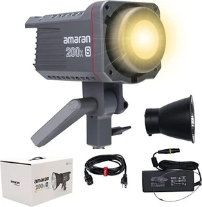 Aputure Amaran 200x S LED Video Light Bi-Color 2700K-6500K Photography Lighting - Picture 1 of 11