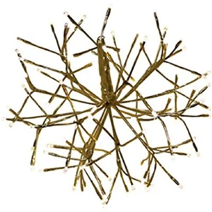 Holiday Bright Lights 16" 3D Shimmering Sphere with 96 LED Warm White Twinkle - Picture 1 of 1