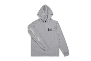 BRIXTON RAMSEY HOODED LONGSLEEVE NEU HEATHER GREY GR: M BRIXTON SUPPLY - Foto 1 di 2