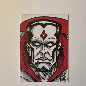 Cómics de Marvel de Mr. Sinister X-men de Frank Forte Original Arte Marcador Dibujo RARO - Imagen 1 de 2