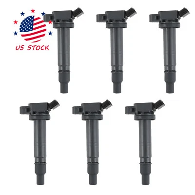 6PCS Ignition Coil UF495 90919-02248 For 2005-2012 Toyota Tacoma 4.0L 2.7L - Image 1 of 4
