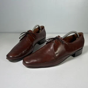 Vintage Bally Of Switzerland Continental Cordovan Lace Up Shoes Men’s Size 10 M - Picture 1 of 14
