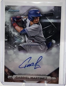 2023 Bowman Sterling Prospects Autograph of Gabriel Martinez!! ON CARD!! - Picture 1 of 2