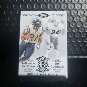 π 2007 Topps Running Back Royalty #RBR-TC LaDainian Tomlinson/Earl Campbell - Picture 1 of 3