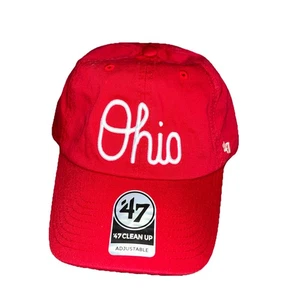 Ohio State buckeyes red cap adjustable 47 - Picture 1 of 4