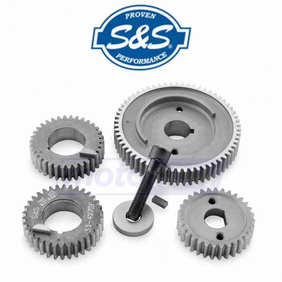 S&S Cycle Cam Gear Drive Kit for 1999-2006 Harley Davidson FLHR Road King - cy Foto 1 de 4
