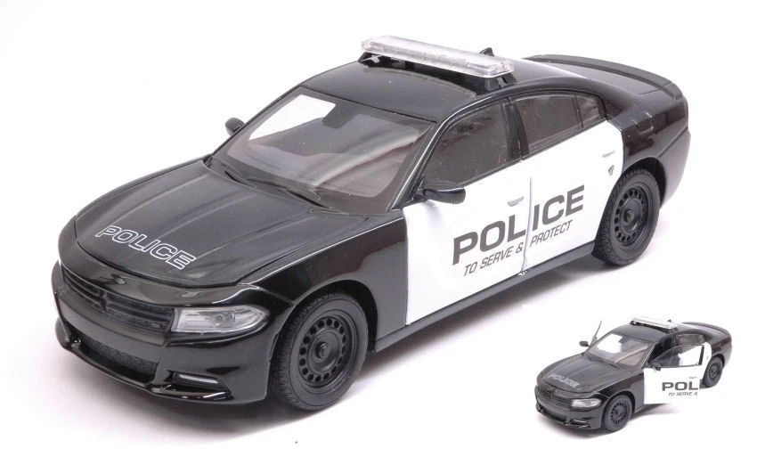 WELLY WE24079POL DODGE CHARGER PURSUIT 2016 POLICE 1:24-27 Modellino - Immagine 1 di 1