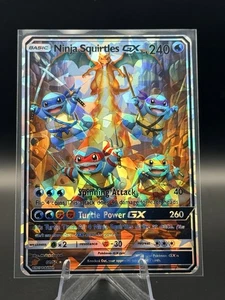 2023 Pokemon Ninja Squirtles GX Charizard Edge to Edge Rainbow Holo ART CARD! - Bild 1 von 2
