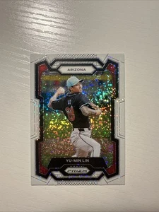 Prizm MLB Baseball Ssp White Sparkle Yu-min Lin Rc Rookie - Picture 1 of 3