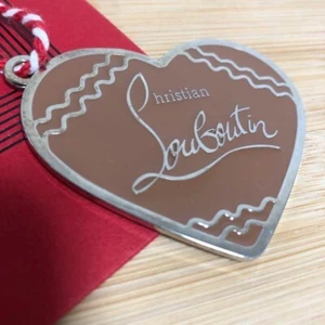 Christian Louboutin Christmas Ornament charm Heart Novelty 2021 2022 vip gift - Picture 1 of 5