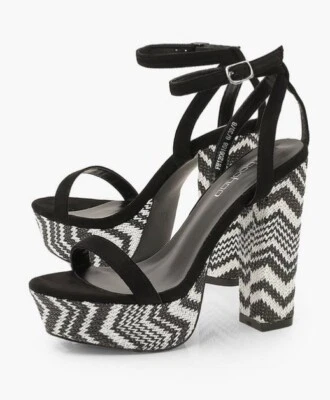 BooHoo SANDALS ESPADRILLE PLATFORM 2 PARTS size uk 6 - Image 1 of 4