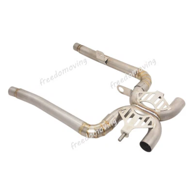 Exhaust Mid Pipe Titanium Alloy For Triumph Bonneville T100 T120 Black 2021-2024 - Image 1 of 4