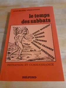 Le temps des sabbats - Jean-Michel Pédrazzani - Belfond (1973) - Imagen 1 de 2
