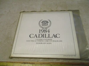 1984 CADILLAC CHASSIS AND BODY ELECTRICAL WIRING CIRCUIT DIAGRAMS Complete Set - Picture 1 of 2