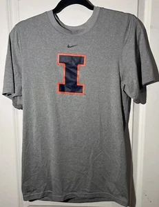 University Of Illinois Fighting Illini Nike Dri Fit The Nike Tee Shirt Adult XS - Picture 1 of 5