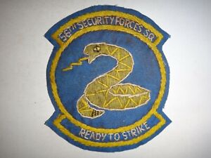 États-Unis 56th Sécurité Forces Escadron Prêt À Strike Main Cousu Patch