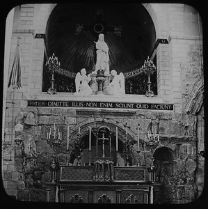 PALESTINE TRIP JERUSALEM CHURCH ALTAR C1940 Magic Lantern Slide VINTAGE PHOTO - Picture 1 of 3