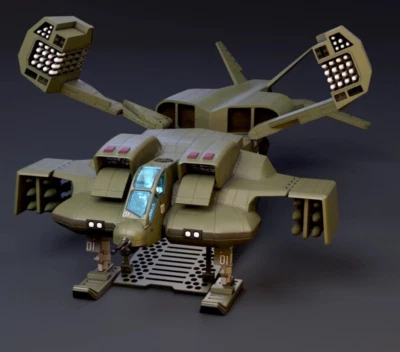 Aliens UD-4L Cheyenne Dropship Resin Model Kit – 27 cm | Movable Wings + Decals - Image 1 of 4