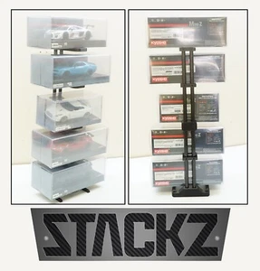 Estante de exhibición de pozo de plataforma de automóvil de radiocontrol STACKZ 1/27 para caja de escala automática Kyosho MIni-Z - Imagen 1 de 13