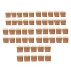 10Pcs Wood Craft Blocks Unfinished Wooden Cubes Square for Wedding Baby Showers