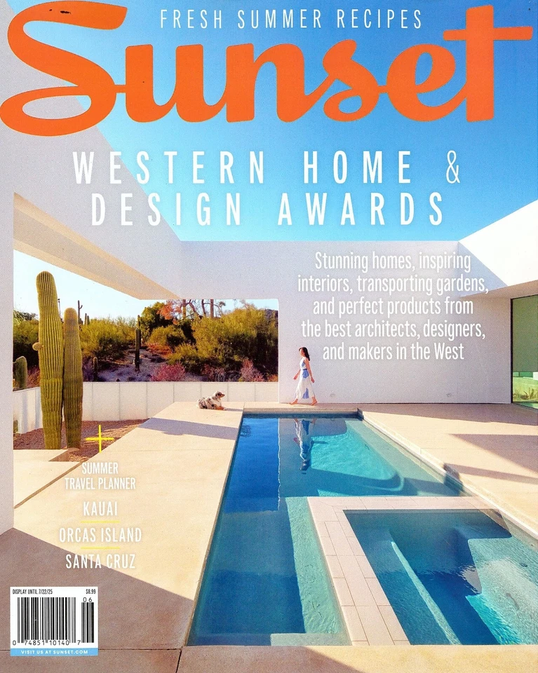 SUNSET MAGAZINE November 2025 - Explore the West - Travel Awards Tahoe Retreat