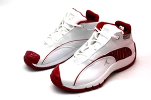 JORDAN JUMPMAN JETER OFFICIAL GS WHITE/MWTAALIC SILVER-DEEP RED 313313-103 SHOE - Picture 1 of 9