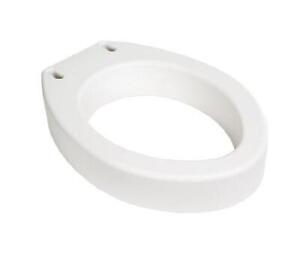 Essential Medical Supply Toilet Seat Riser, Elongated, 19.5 x 14 x 3.5 Inch