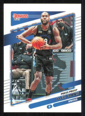 2021-22 Donruss Press Proof Silver #92 Alec Burks - Image 1 of 2
