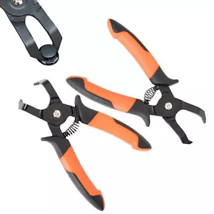 2 Pcs Push Pin Pliers Set Auto Panel Clip And Trim Removal Tool Includes 30 Degr - Picture 1 of 6