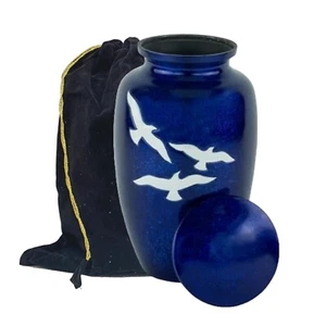 10" Dove Cremation Urn For Human Ashes For Funeral Burial Our Loved One’s Memory - Picture 1 of 7