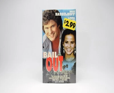 vhs - SEALED - BAIL OUT - David Hasselhoff - 1989 - BRAND NEW IN SHRINK - Image 1 of 4