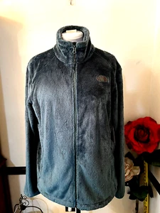 THE NORTH FACE WOMEN OSITO FLEECE FULL ZIP JACKET GREEN XXL - Picture 1 of 16