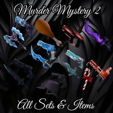 Murder Mystery 2 MM2 All Sets and Items - In Game Items - Quick and Cheap!!