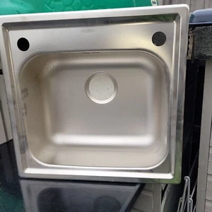 Blanco Toga 45 Küchenspüle Edelstahl Aufsatz zwei Wasserhähne KT12 - Bild 1 von 4