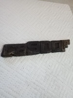 Insignia emblema carenado cubierta lateral Honda CB 900F Foto 1 de 4