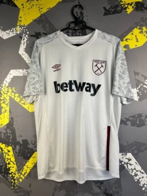 West Ham United Training Jersey Football Soccer Shirt Umbro Men Size XL ig93 - Image 1 of 4