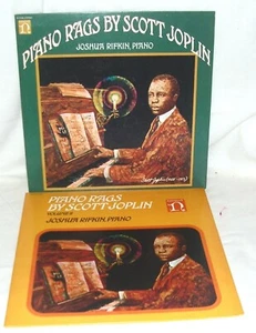 1970 Piano Rags By Scott Joplin, Joshua Rifkin, 2Vinyl LP Albums, Vol. 1 & 2 - Imagen 1 de 3