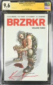BRZRKR Trade Paperback #2 Signed By Keanu Reeves CGC 9.6 JSA NM+ Boom! Studios - Picture 1 of 3