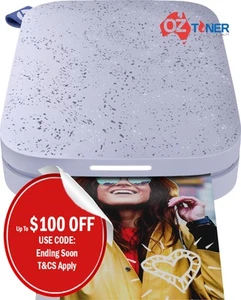 HP Sprocket SP200BP Instant Mobile Photo Printer (1AS91A) LILAC - Picture 1 of 5