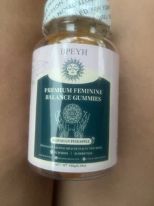 Premium Feminine Balance Gummies, Hawaiian Pineapple 60 Gummies for Vital Health - Picture 1 of 5