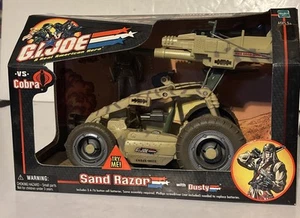 Gi Joe vs. Cobra Sand Razor with Dusty Dune Buggy 2002 Hasbro NEU Neu in OVP NRFB - Bild 1 von 11