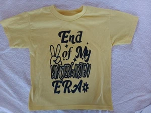 Kids "End Of My KINDERGARTEN Era" T- SHIRT - Picture 1 of 2