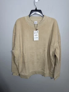 Zara Men’s Sweater Brown Beige Crewneck Size XL - Picture 1 of 4
