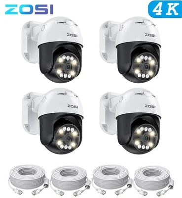 Sistema de cámara de seguridad ZOSI 8CH 2K Wi-Fi 6 con monitor LCD de 12" detección de IA de 2 TB Foto 1 de 4