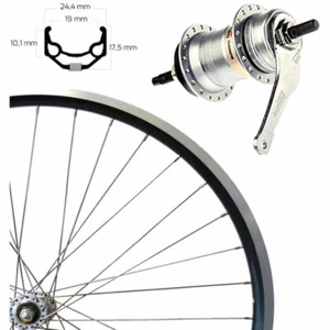 Roland Hinterrad Nexus 3 ZAC19-SE 28Zoll mit Zubehör schwarz Fahrrad - Bild 1 von 1