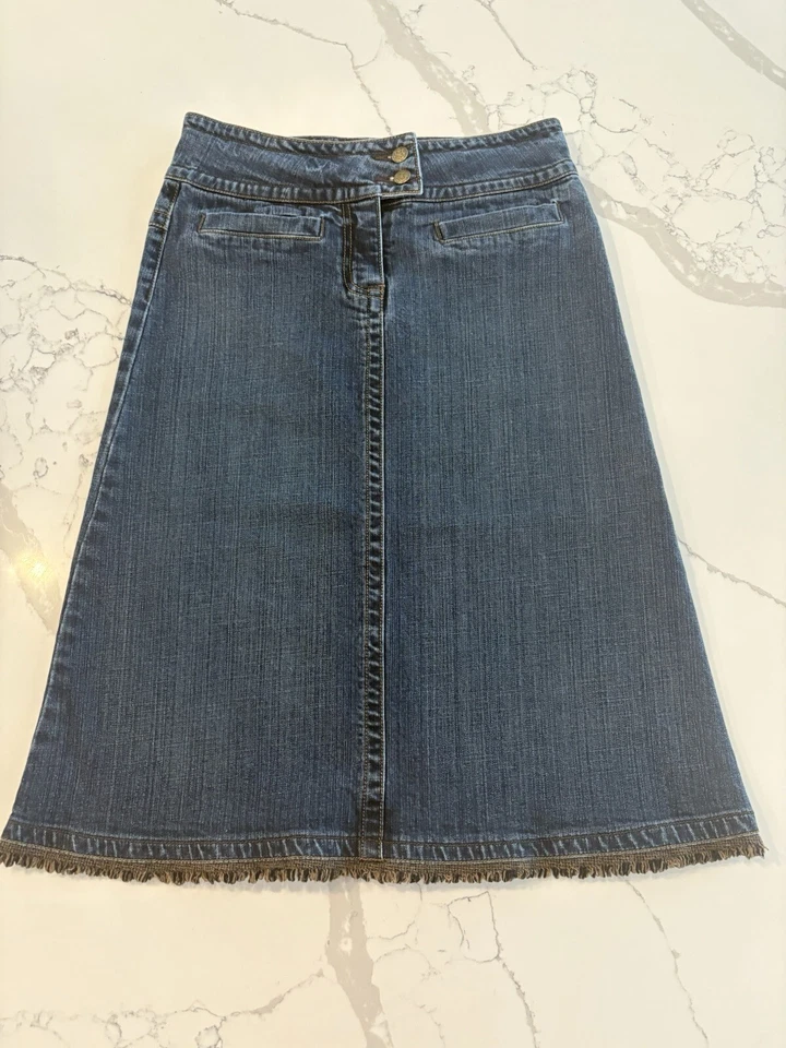 Falda Jean Cabi Talla 2 Azul Mujer’s  Foto 1 de 4