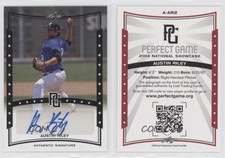 2014 Leaf Perfect Game Showcase Auto Black Austin Riley #A-AR2 Auto