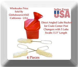 Angel Lube Bucket for Coats Changers with 3 Lube Swabs 11.5" Length - Picture 1 of 1